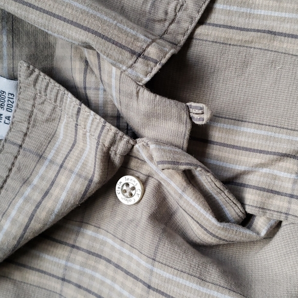 Calvin Klein Jeans Men's Button Down Short Sleeve Shirt Size L - Picture 5 of 10